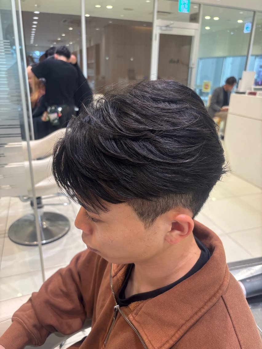 ショート メンズ カット 縮毛矯正 💠メンズ縮毛矯正 /パーマ💠林慶太のヘアスタイル