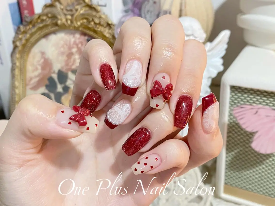 ネイル ジェルネイル 持ち込み ニュアンスネイル パラジェル ワンホンネイル ハンドネイル ハンドケア One Plus Nail Salonのネイルデザイン