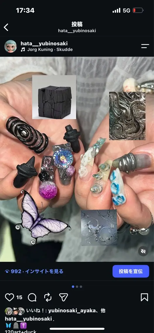 ネイル ハンドネイル フットネイル Hata nail 🎀個性派ニュアンスのネイルデザイン