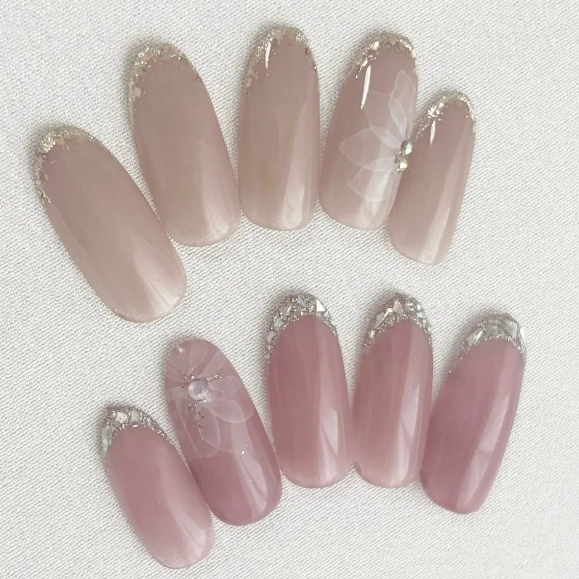 ネイル 【大人上品ネイル】 ゆい🌷のネイルデザイン