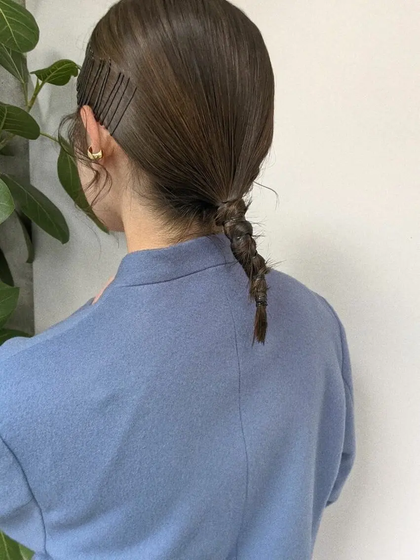ミディアム カラー mei|顔まわり ×透明感カラーのヘアスタイル