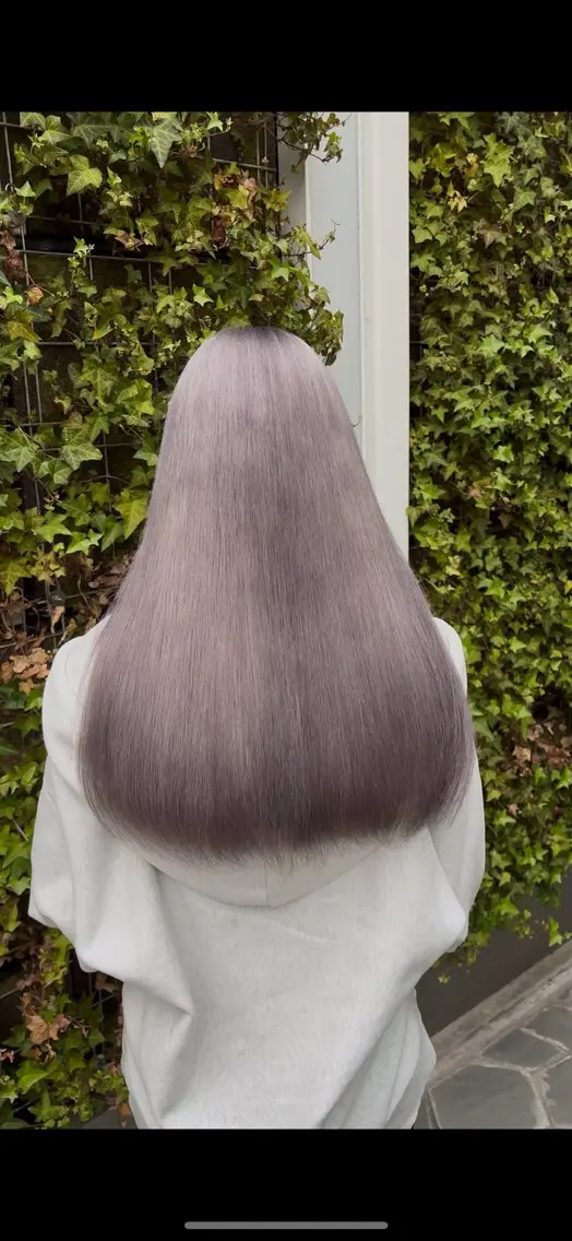 ロング カラー カット ヘアカラー トリートメント れい🫧 ハイトーン特化のヘアスタイル