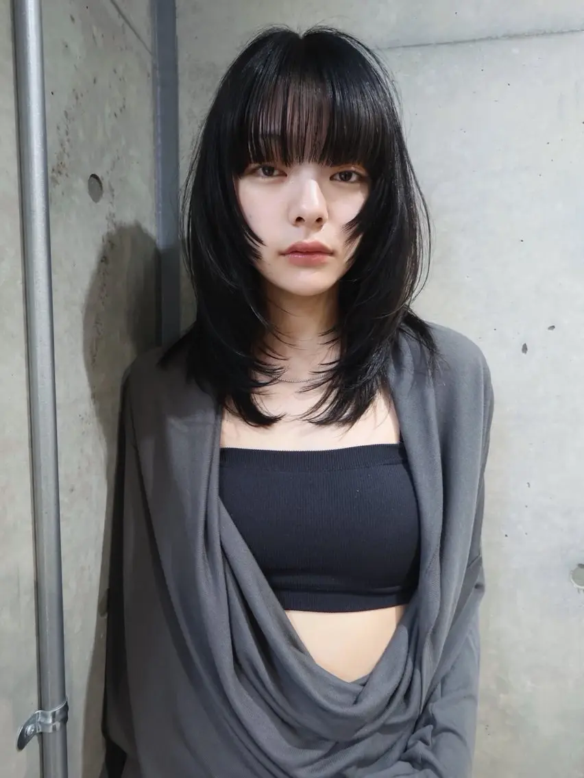 ミディアム レイヤーカット kanaのヘアスタイル