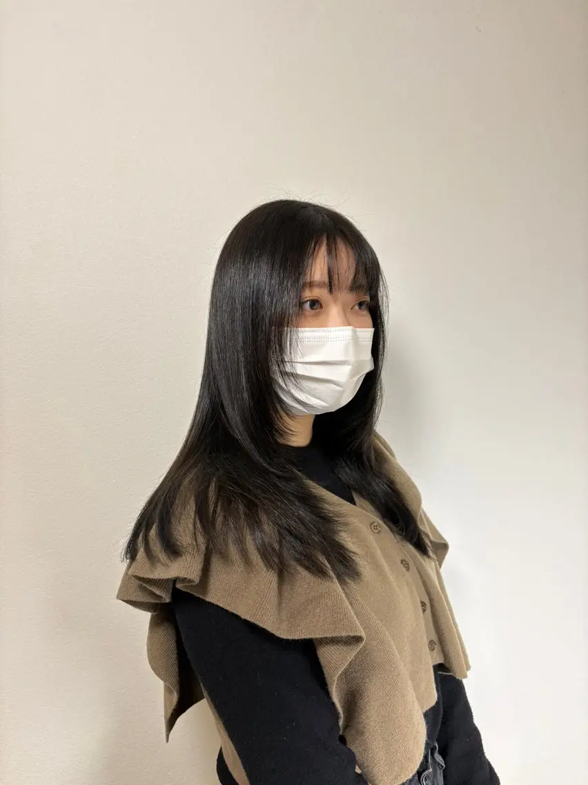 ロング カラー ブリーチ 透明感カラー ダブルカラー イヤリングカラー インナーカラー カット ヘアカラー ヘッドスパ 【SASE】大人上品 💍/ユウガ⭐️のヘアスタイル