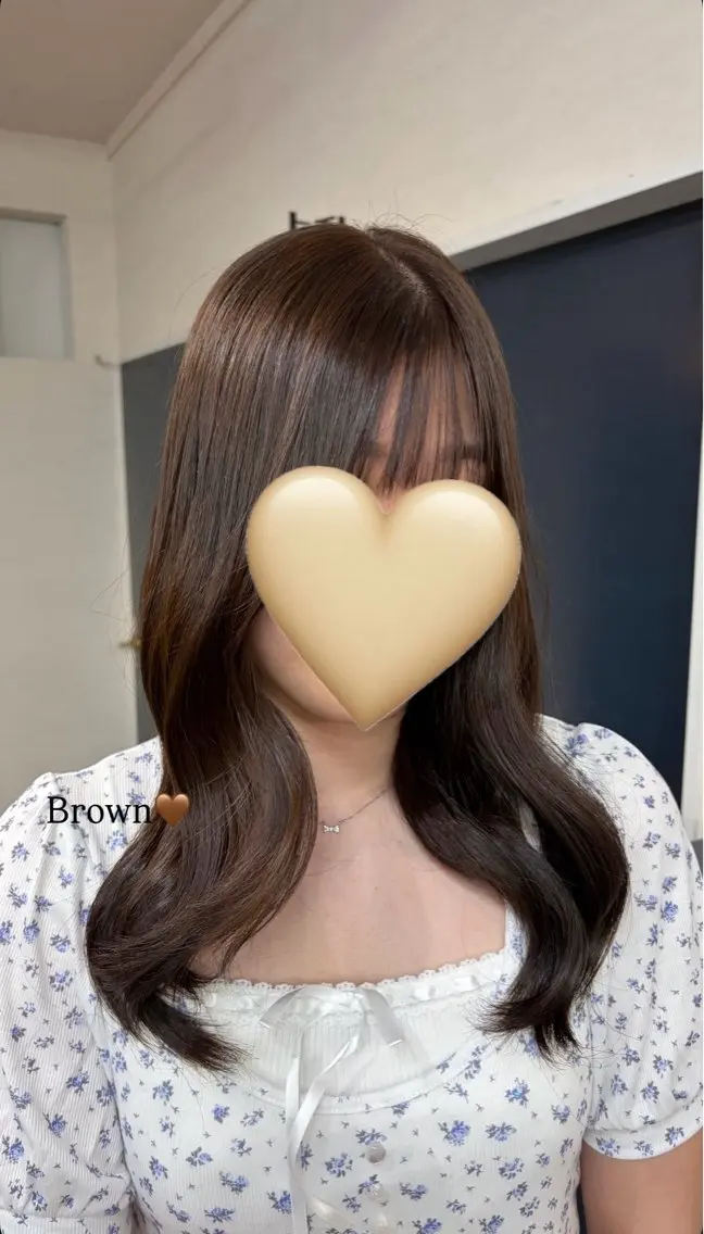 ロング カラー ヘアカラー 浅尾 友菜のヘアスタイル