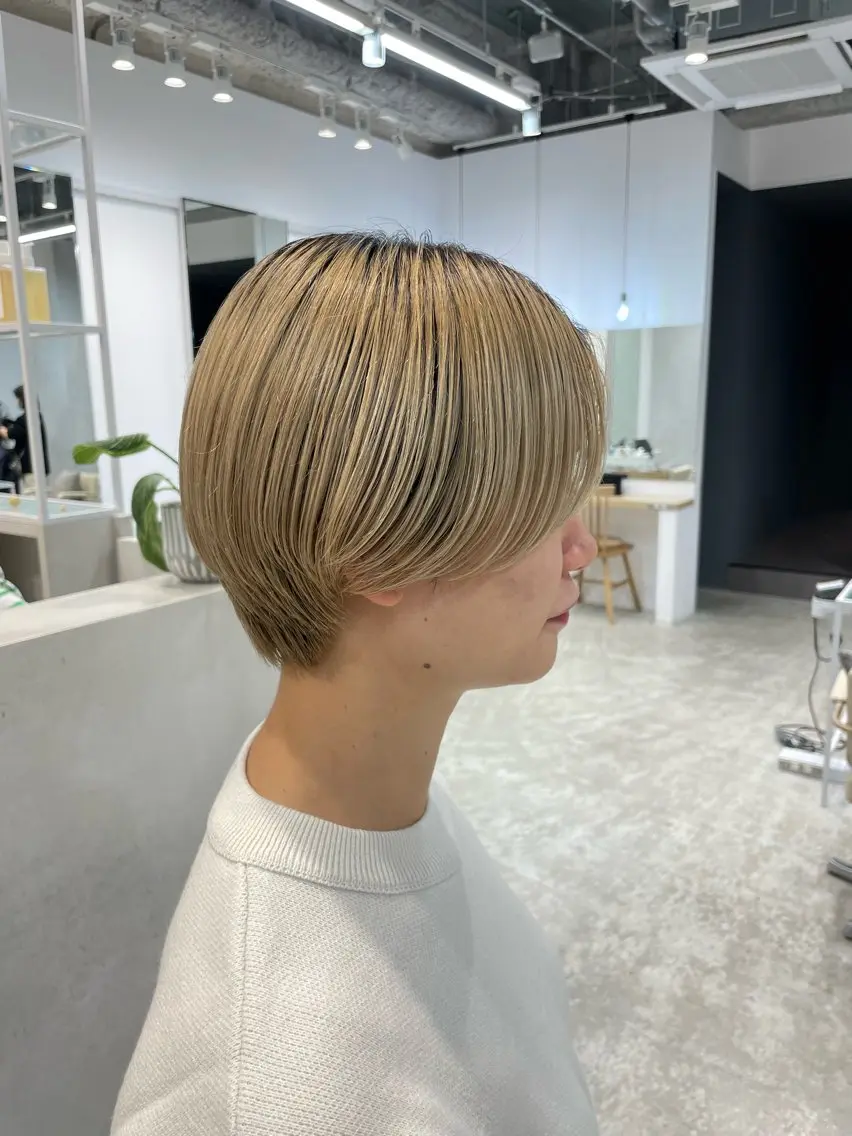 ショート 表参道レイヤーカット 髪質改善山岸季生のヘアスタイル