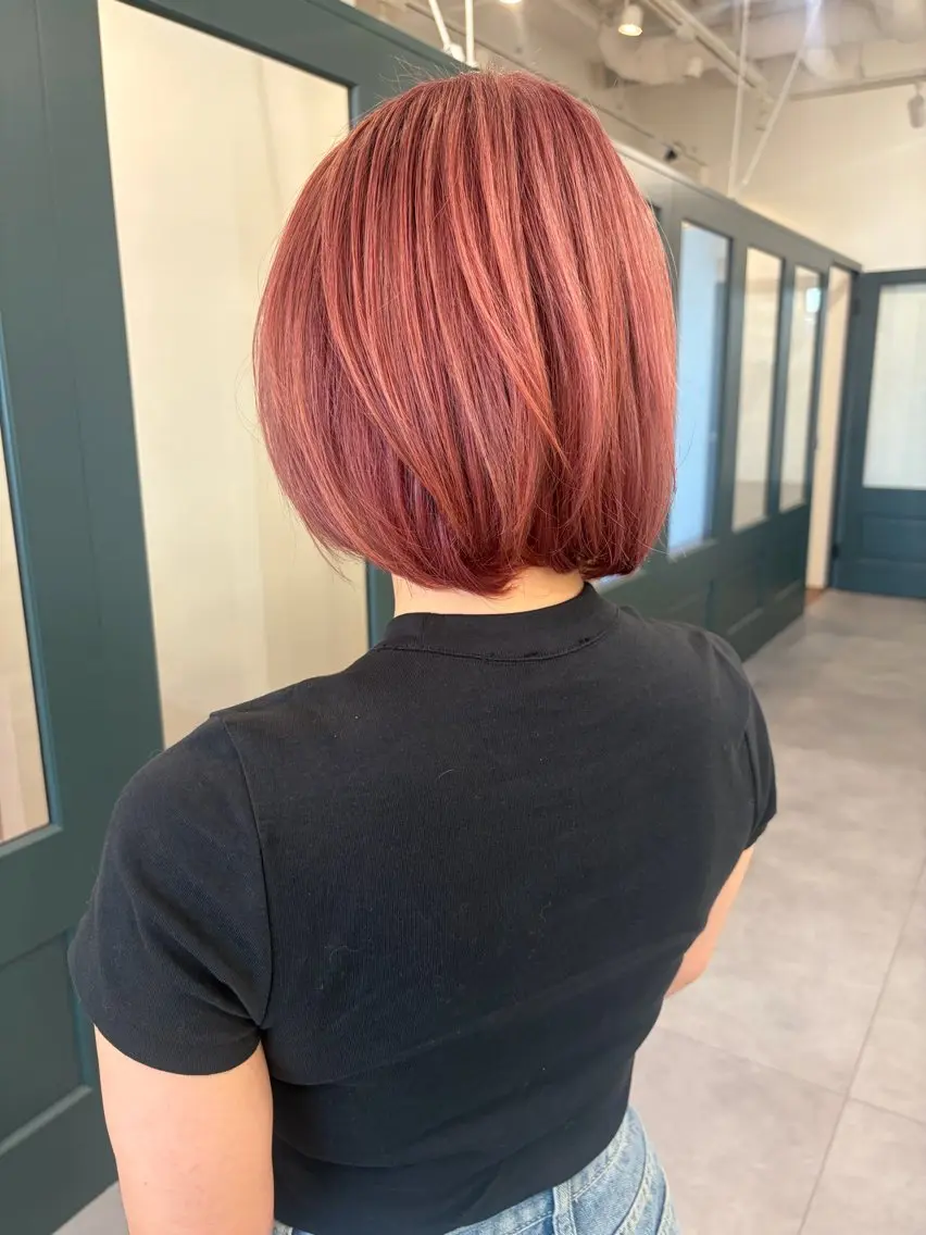 ミディアム ヘアカラー 🍒海外ヘア🍒 表参道 KARENのヘアスタイル