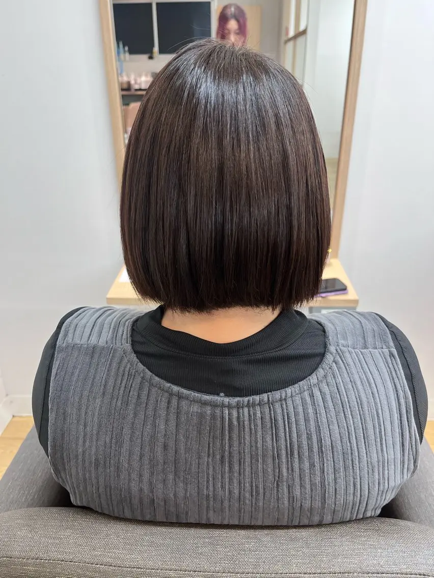 ショート 縮毛矯正 Kasahara Akariのヘアスタイル