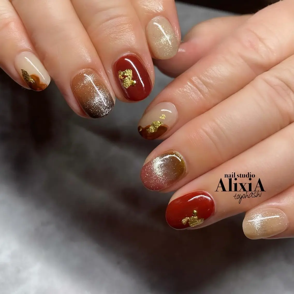 ネイル ハンドネイル AlixiA ゆみのネイルデザイン