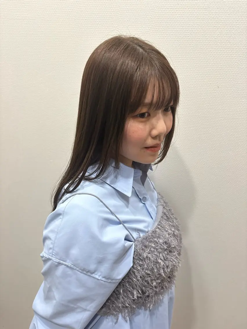 ロング 髪質改善 レイヤーカット トリートメント カット トリートメント 出水 裕大のヘアスタイル