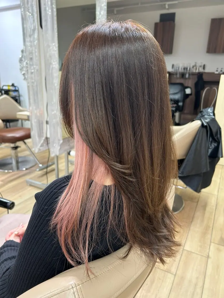 ロング カラー ヘアカラー トリートメント 渡辺 大輝 メンズパーマのヘアスタイル
