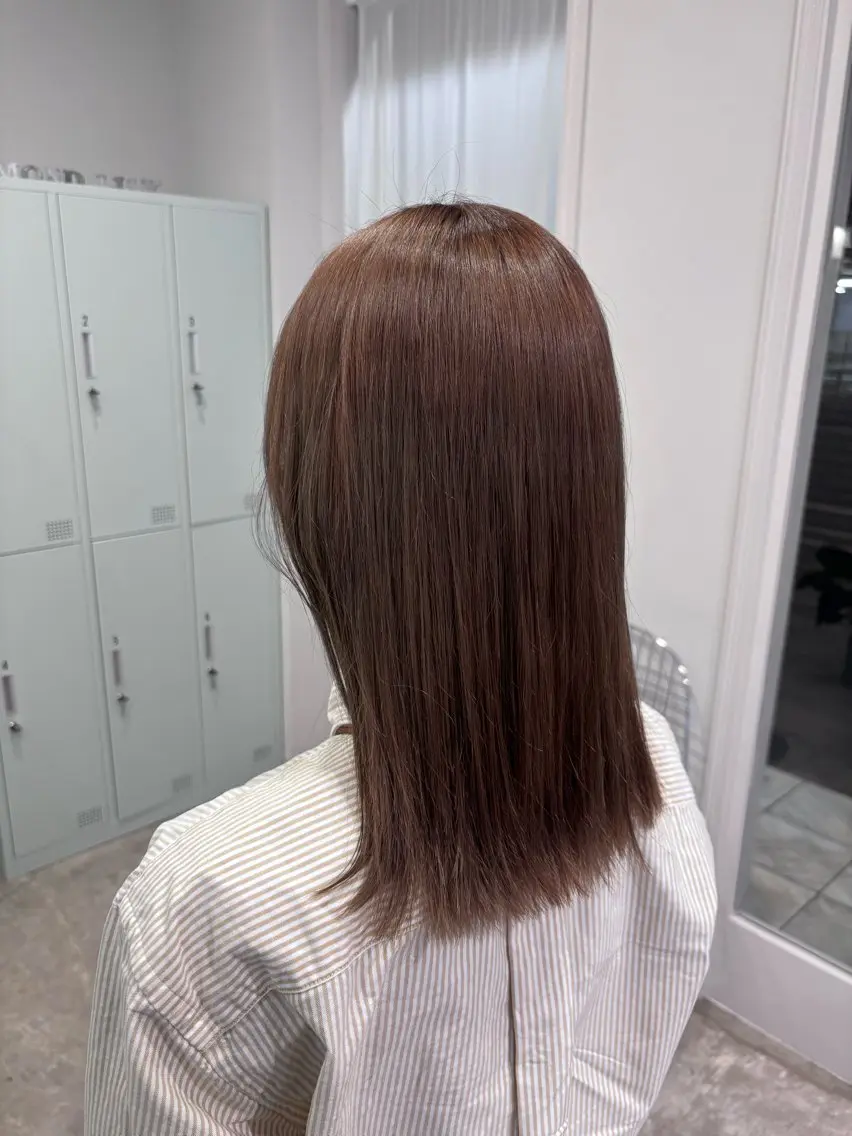 カラー ブラウンカラー ヘアカラー みなみ/ブリーチ/ ダイアモンドリリーのヘアスタイル