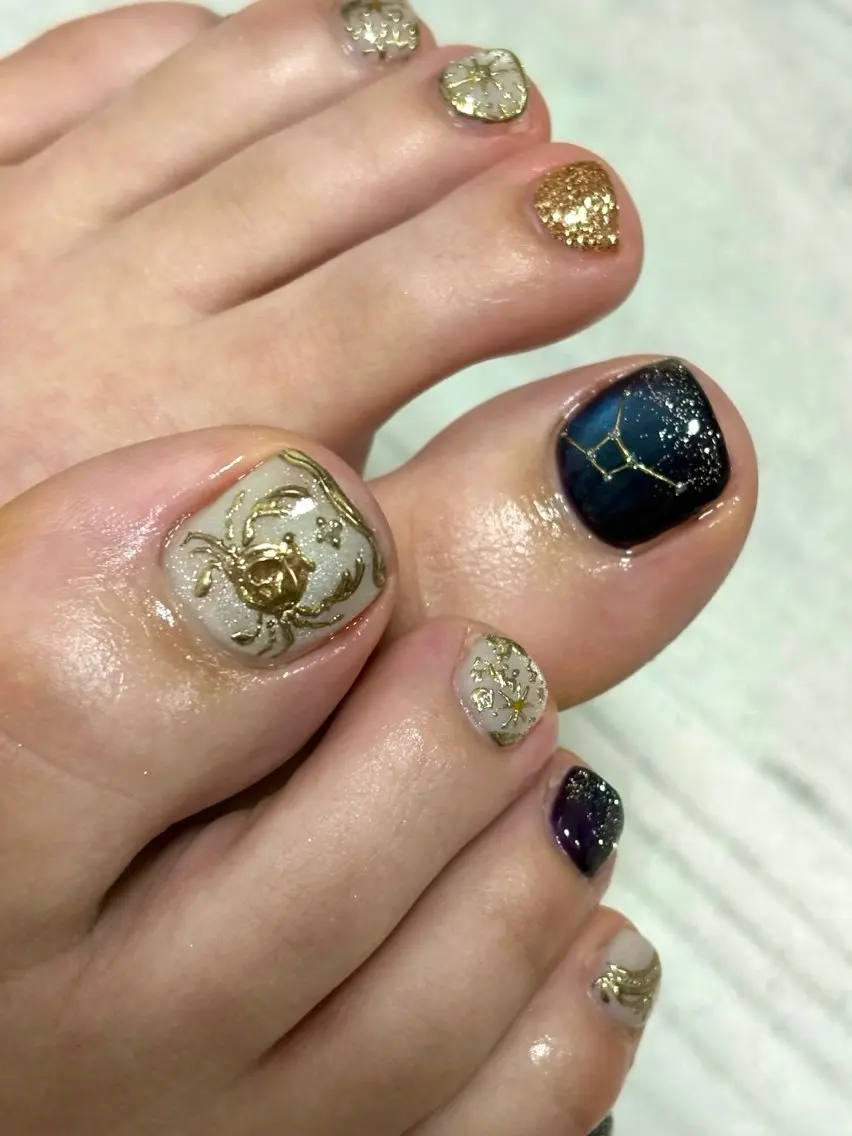 ネイル フットネイル FIORITURA Maikoのネイルデザイン