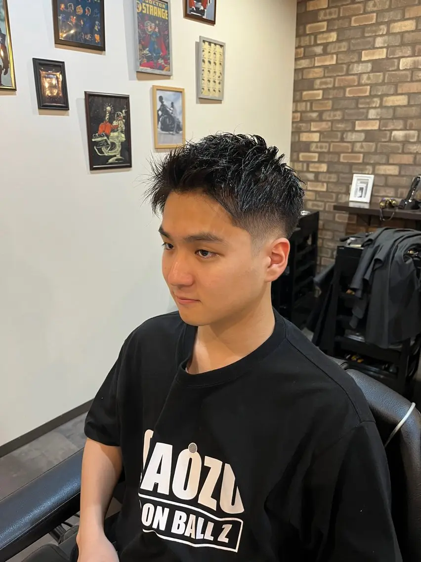 ショート メンズ カット 菅谷 成世のヘアスタイル