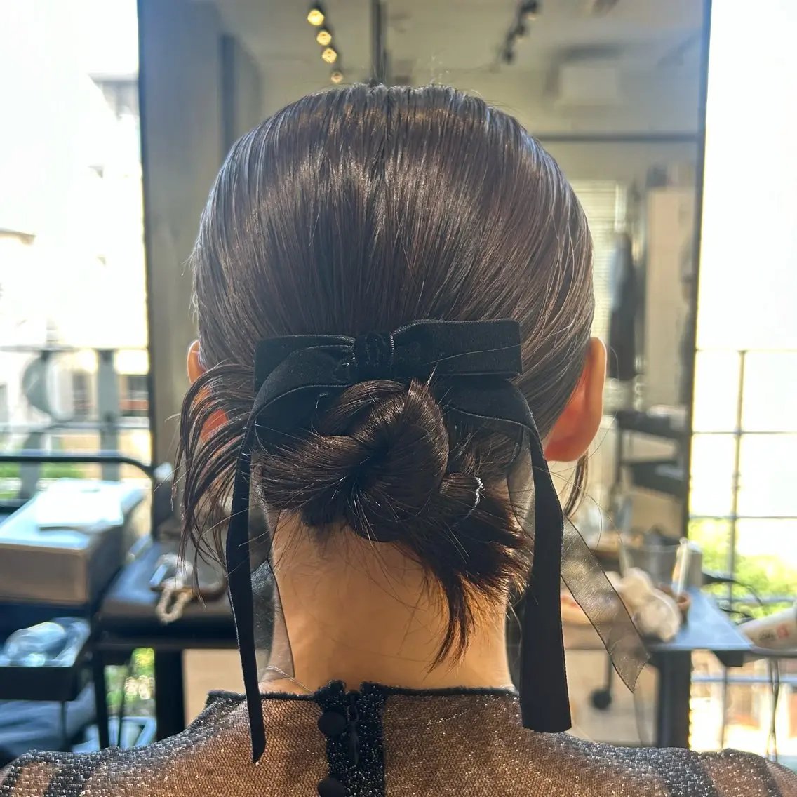 ヘアアレンジ ヘアセット 安福 椎南のヘアスタイル
