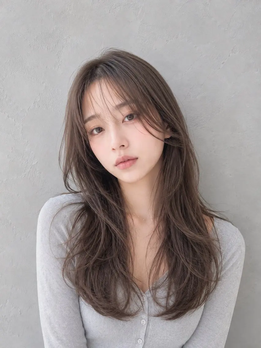 ロング カラー カット ヘアカラー 久保田恭子🌼 期間 限定50％OFF🌼のヘアスタイル
