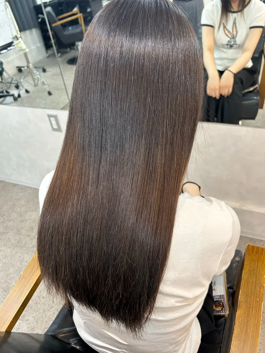 パーマ カット 縮毛矯正 トリートメント ✨髪質改善カラー特化 ✨河本玲奈✨のヘアスタイル