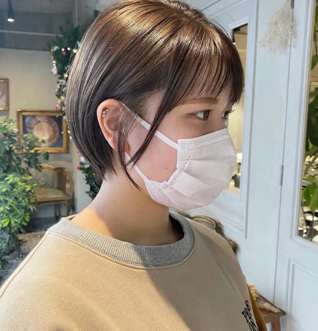 ショート ショートヘア anon Loemのヘアスタイル