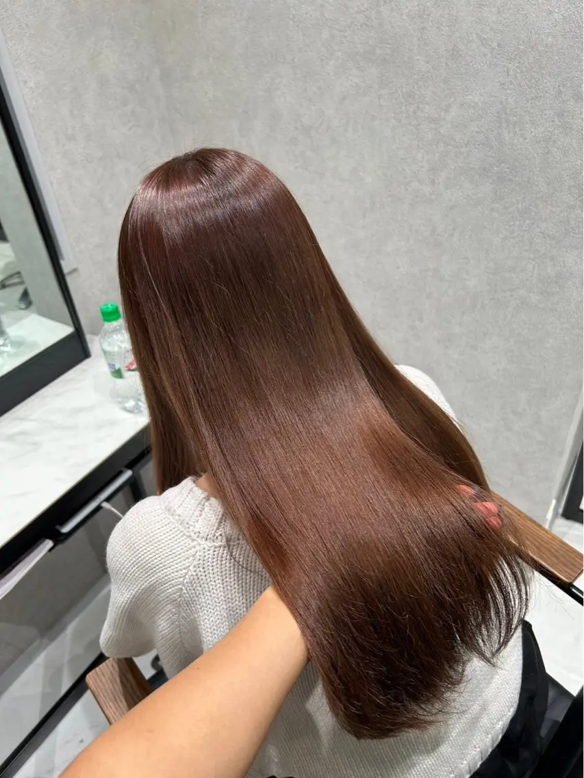 カラー 透明感カラー×顔周り mizuki🫧のヘアスタイル