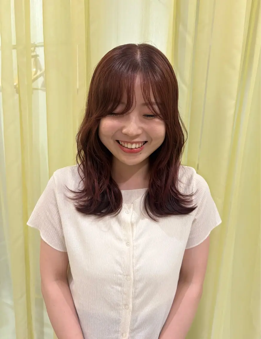 ミディアム カラー izumi 【mikke】のヘアスタイル