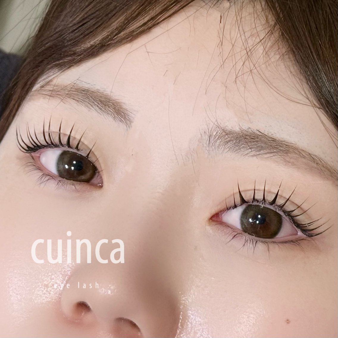 マツエク・マツパ ナチュラル 一重×まつ毛パーマ マツパ shiori ☆ Cuinca柏のマツエク・マツパデザイン