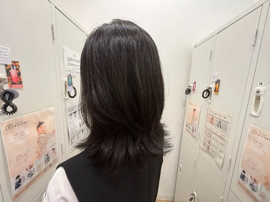 パーマ かわにし ゆきのヘアスタイル