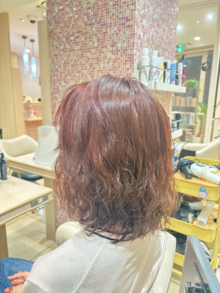 ミディアム カラー しらき ゆうとのヘアスタイル