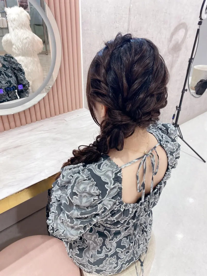 ロング ヘアセット 🫧 ももか🫧のヘアスタイル