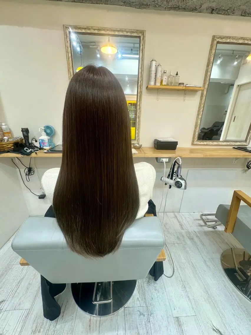 [美髪カラー✨]カット+髪質改善カラーの写真