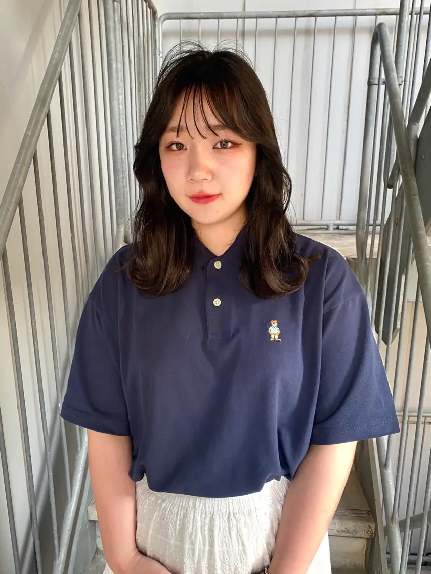 セミロング カラー カット 縮毛矯正 トリートメント mai / linoah˚✧のヘアスタイル