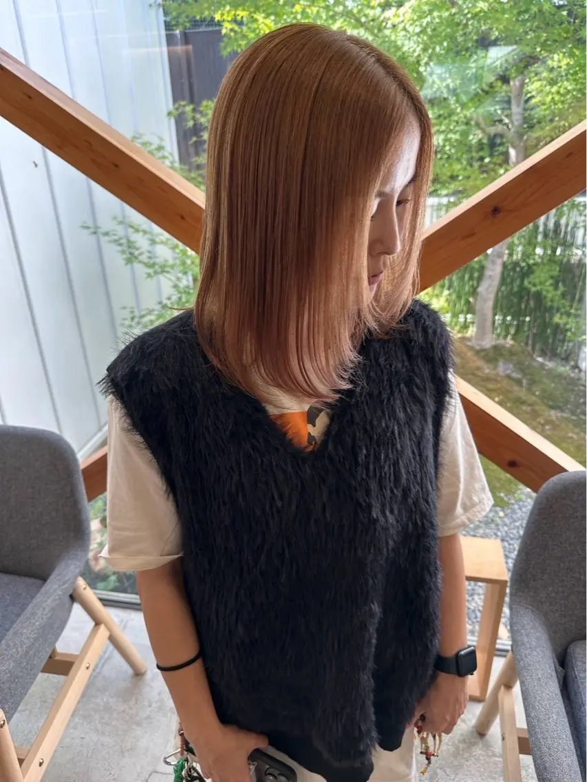 ミディアム TEMIL HAIR 愛莉のヘアスタイル