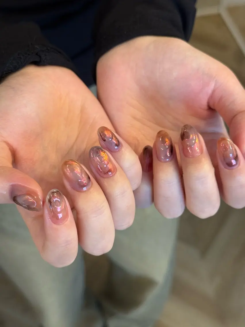 ネイル クリアネイル ニュアンスネイル ハンドネイル filonnail asukaのネイルデザイン