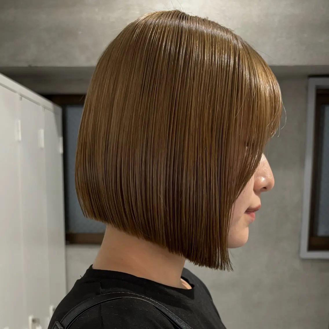 ショート カラー ブリーチ ボブ カット ヘアカラー ボブ/透明感カラー /AYUNAのヘアスタイル