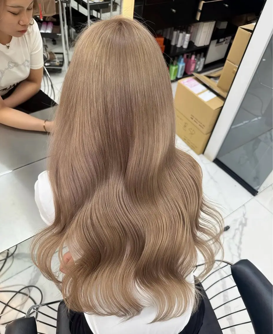 ロング カラー ヘアカラー 笠間 啓聖のヘアスタイル