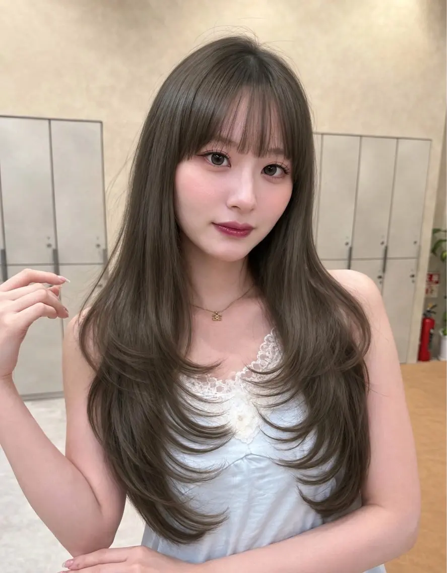 ロング ゆうま🌈艶髪カラー 🫧髪質改善のヘアスタイル