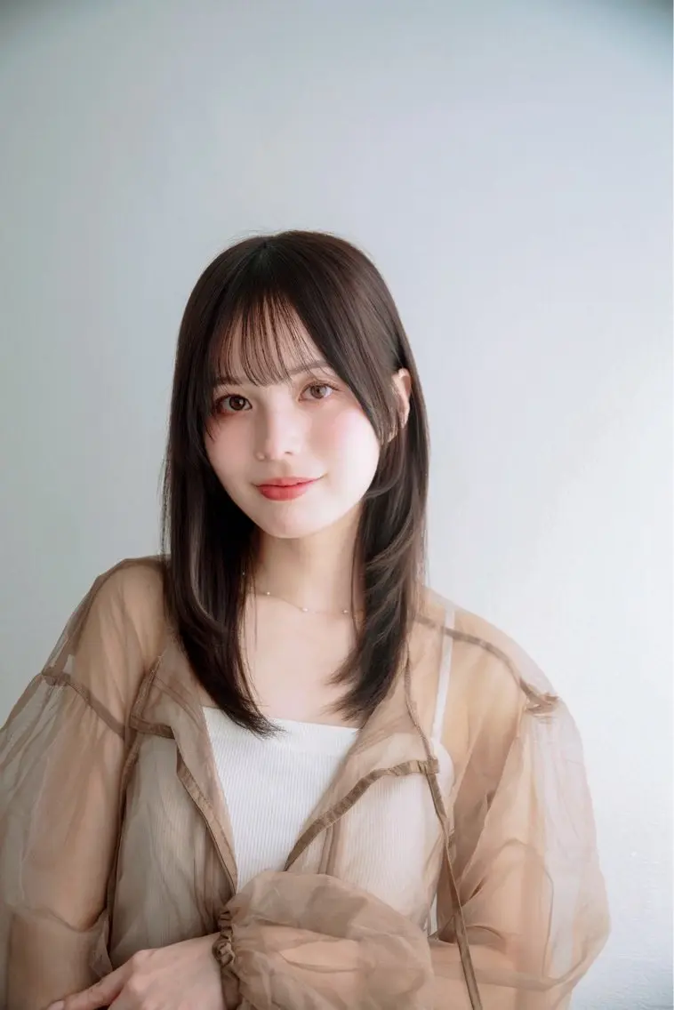 ミディアム 【Velle】 SHUHEIのヘアスタイル