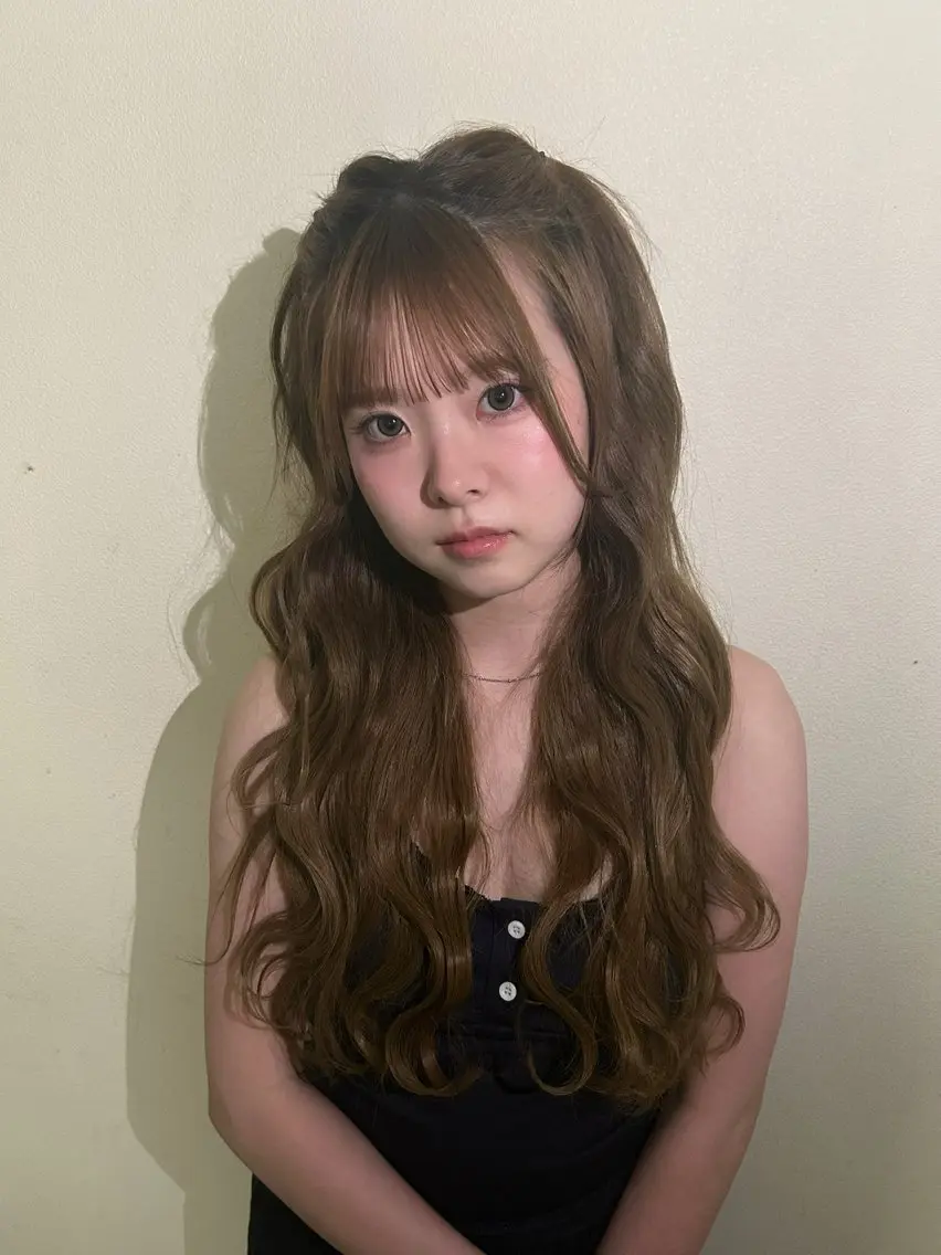 ロング ヘアアレンジ rely yuunaのヘアスタイル