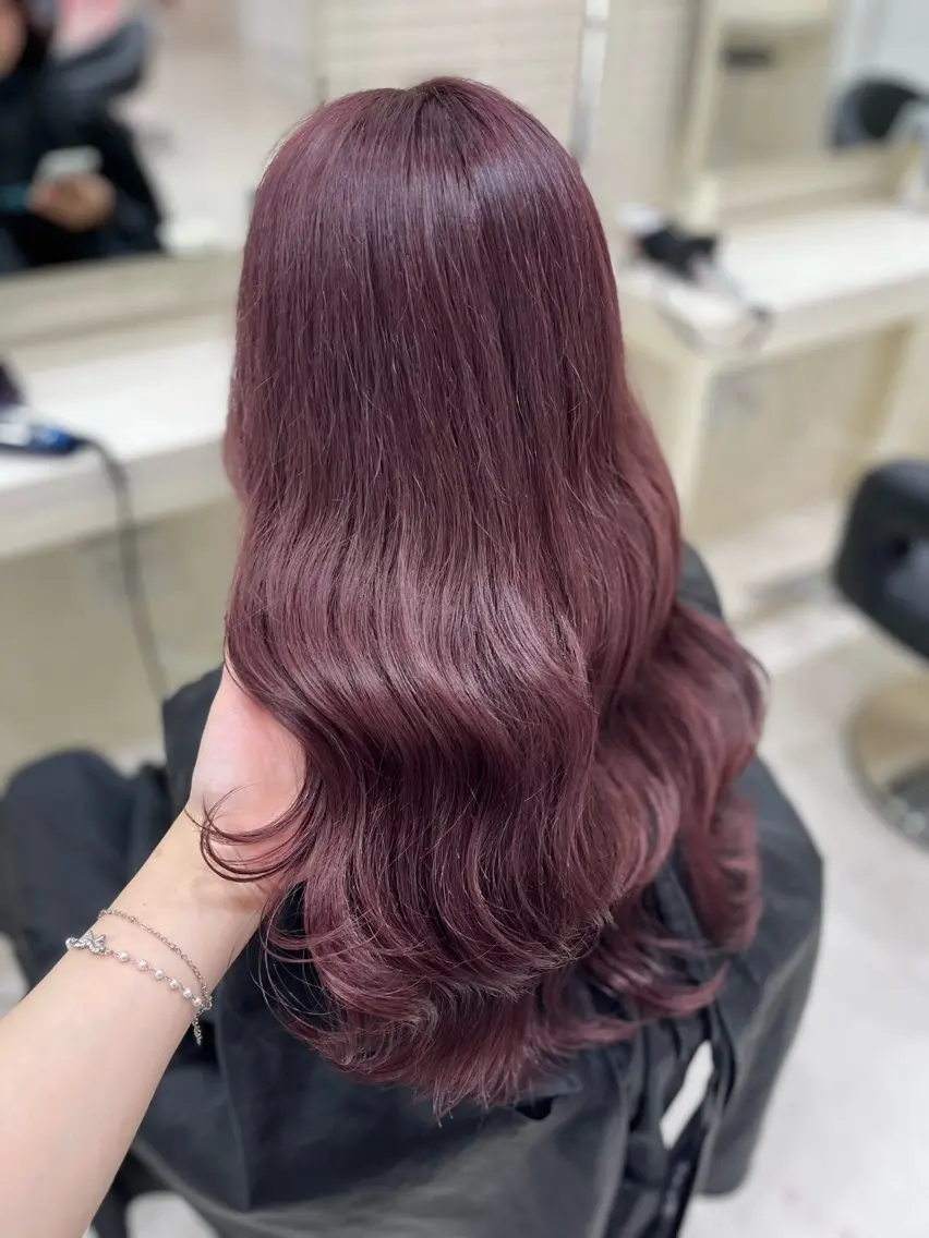 カラー ヘアカラー トリートメント ベージュ・ラベンダー カラー🎀りりのヘアスタイル