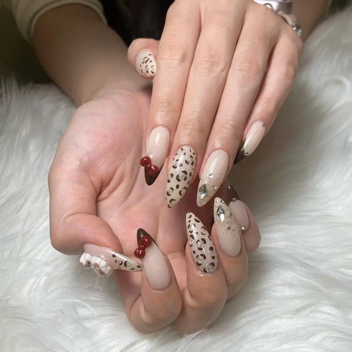 ネイル ロングネイル ハンドネイル 🎀FLORANZ 🎀MIKAのネイルデザイン