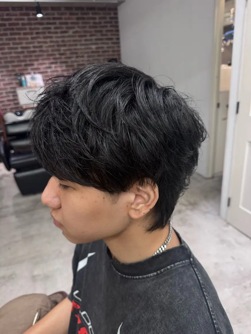ミディアム カット ヘッドスパ tomoメンズ特化 /パーマ/カットのヘアスタイル