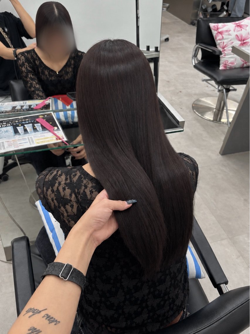 ロング カラー ヘアアレンジ メンズ カット ヘアカラー トリートメント エクステ ヘアセット 羽エク指名No1✨️ シールエク🌙しぇるのヘアスタイル