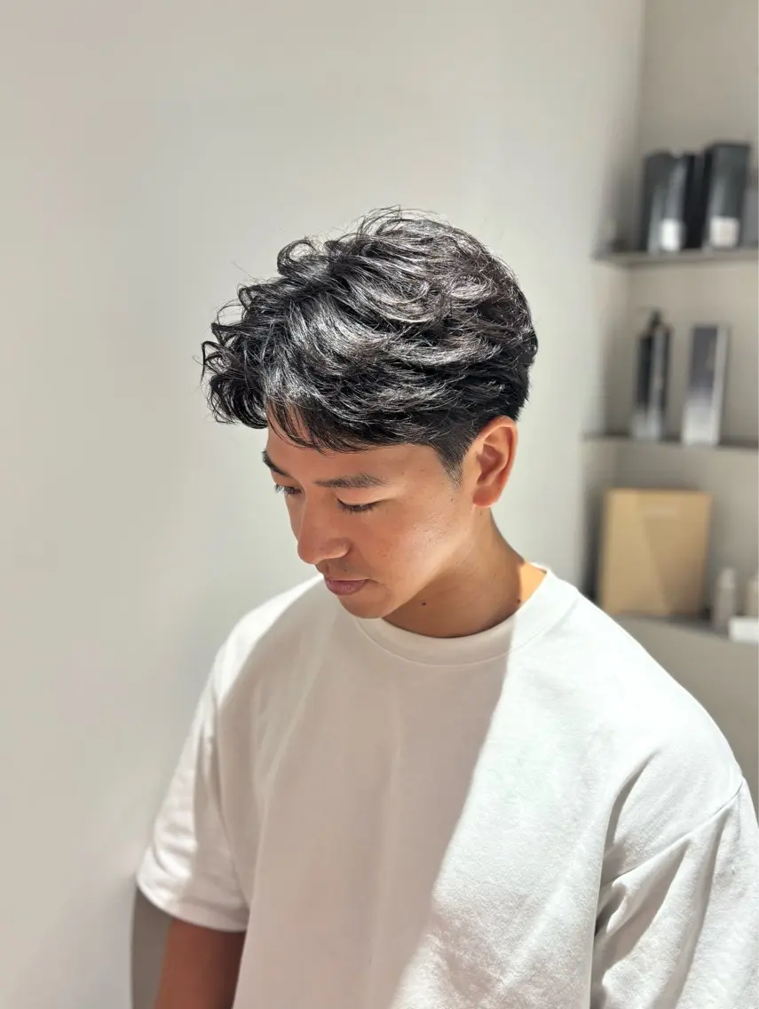 🌟【ミニモ限定】メンズカット&パーマ🌀の写真