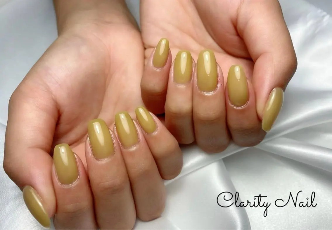 ネイル ワンカラーネイル ハンドネイル Clarity Nailのネイルデザイン