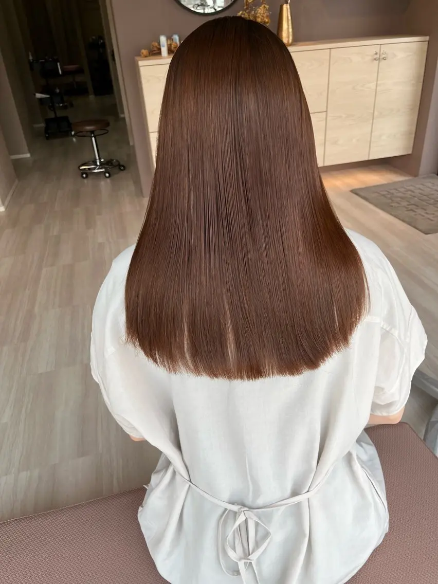 似合わせカット＋縮毛矯正＋クイックトリートメント✨の写真