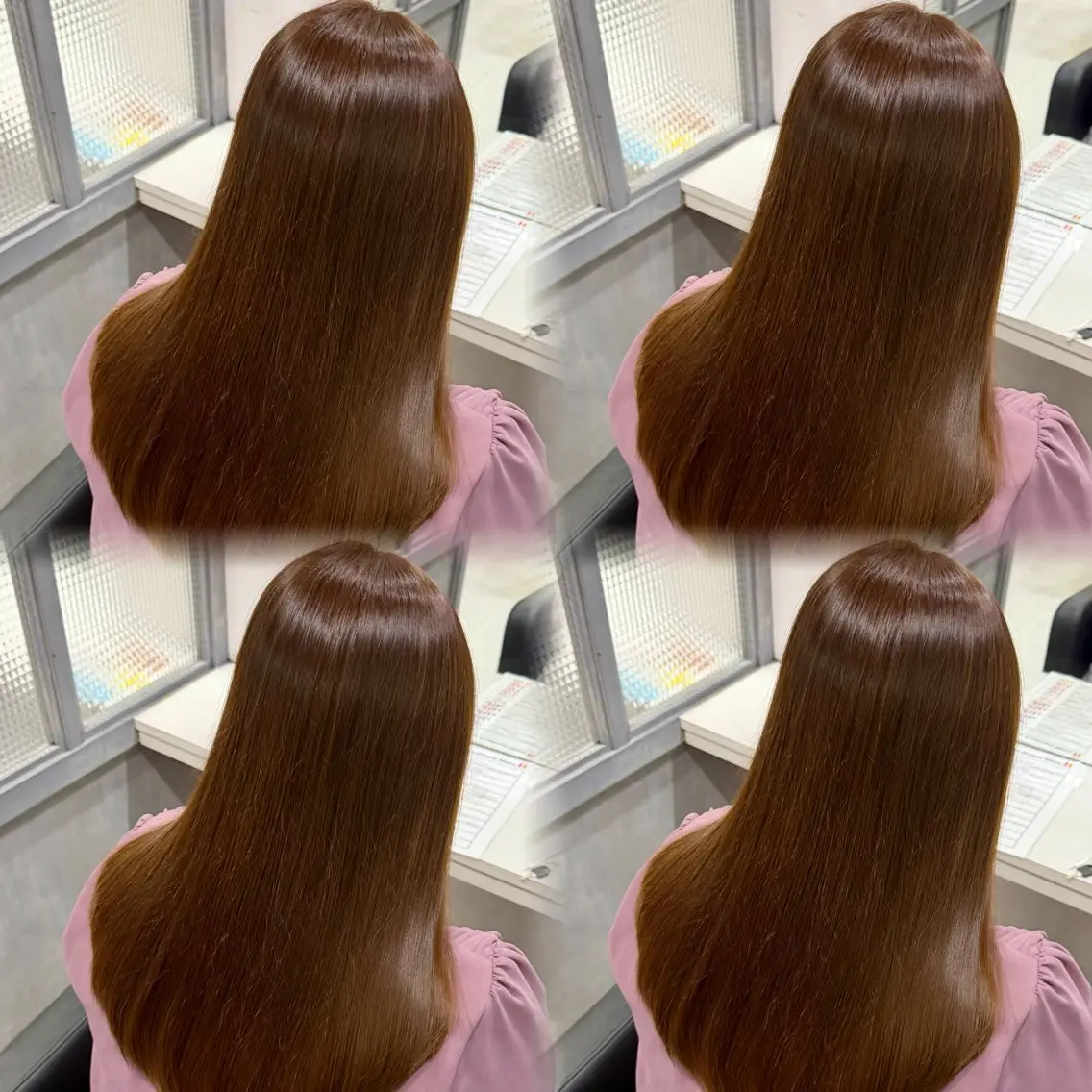 ミディアム カラー 🦋REISA🦋 エクステ×ハイトーンのヘアスタイル