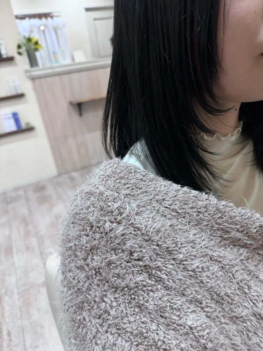 セミロング カラー 髪質改善 カット ヘアカラー トリートメント 新越谷noble店長 松本拓也▶◀*.のヘアスタイル