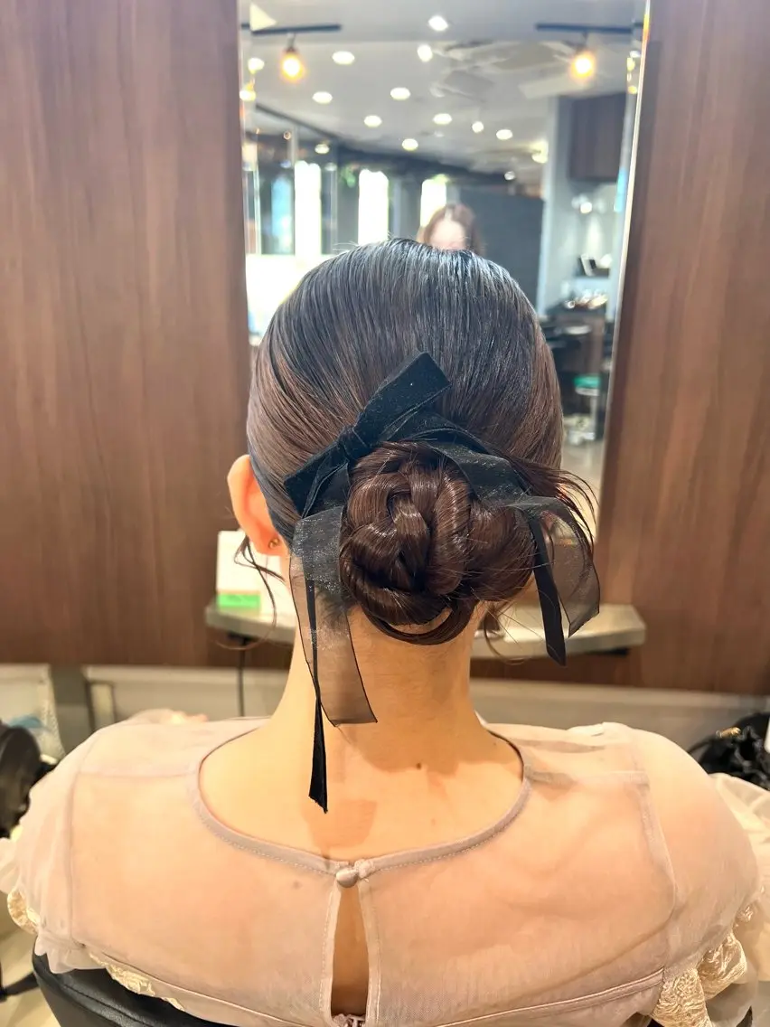セミロング ヘアセット 小島 七海のヘアスタイル