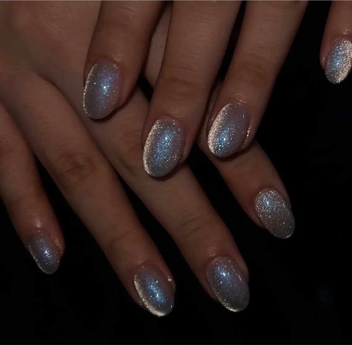 ネイル アートネイル ジェルネイル キラキラネイル ミラーネイル ニュアンスネイル Ryu nail studioのネイルデザイン