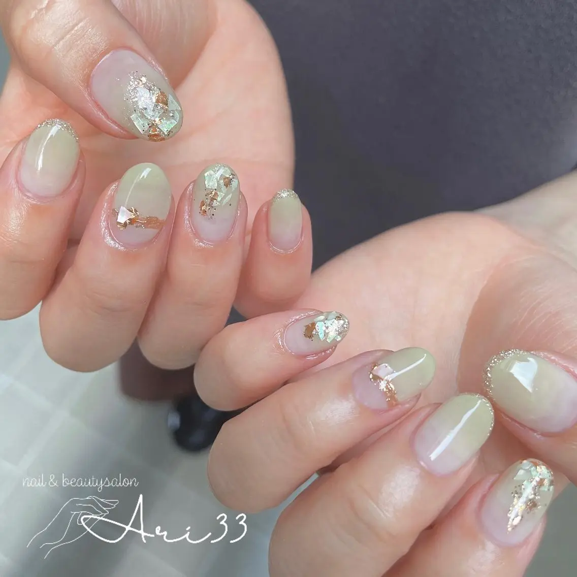 ネイル ハンドネイル プライベートサロン Ari33nailのネイルデザイン