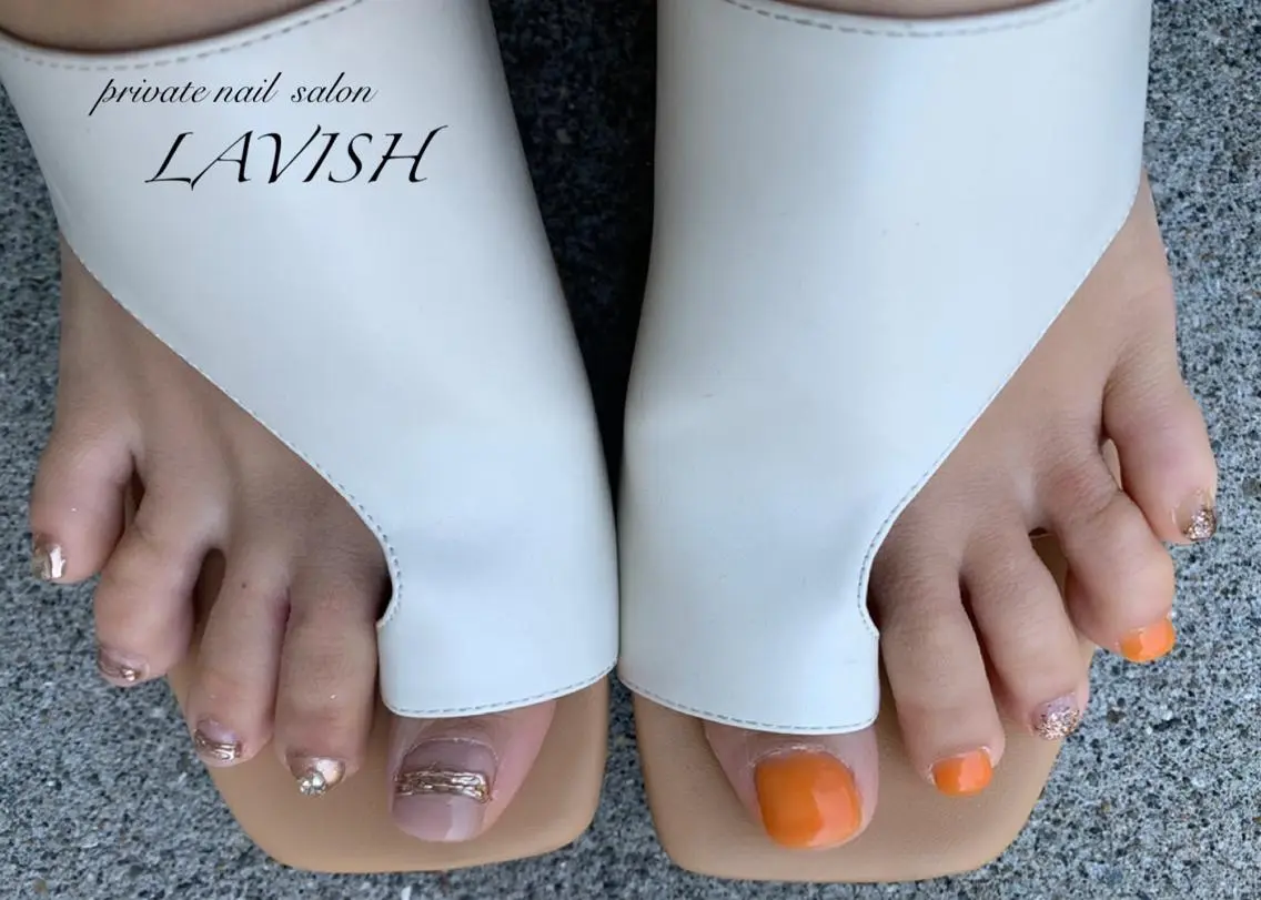 ネイル 氷ネイル・うるうるネイル 韓国ネイル ニュアンスネイル ワンカラーネイル 春ネイル LAVISH 大和店 emi･:*+のネイルデザイン